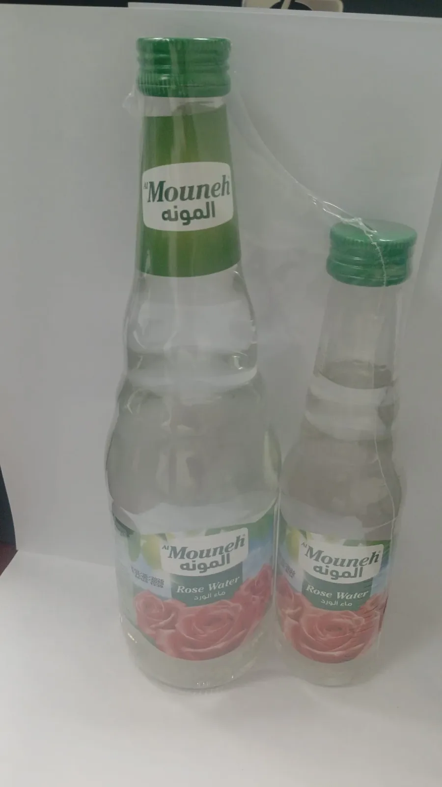 Al Mouneh Rose Water 750ml + 300ml Offer
