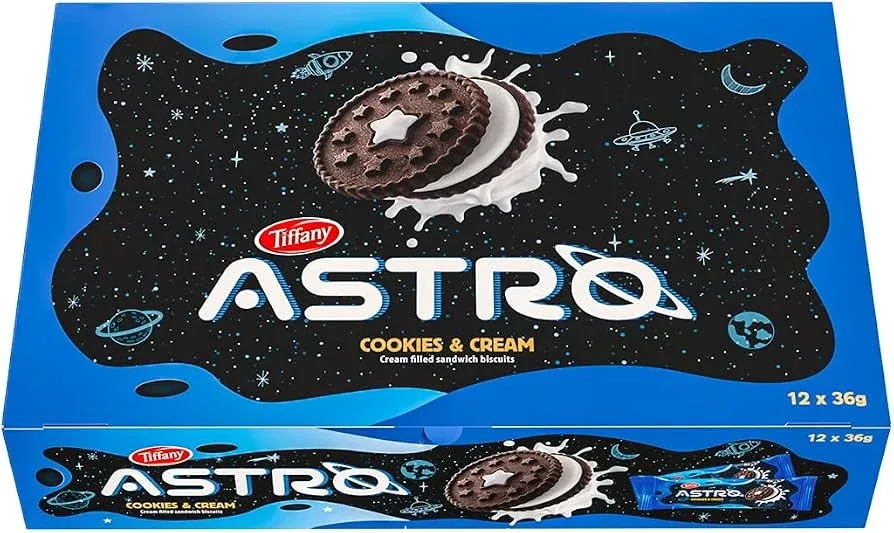 Tiffany Astro Cream Filled Sandwich Biscuits 360 g
