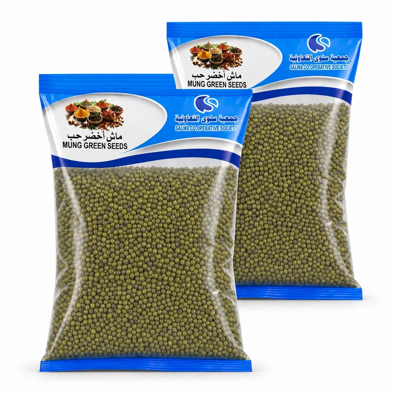 Whole Green Mung Beans 400g Pack of 2