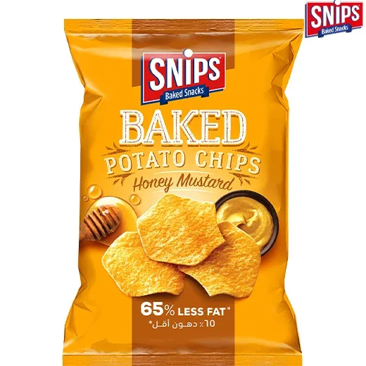 Snips Baked Potato Chips Honey & Mustard 12 g Pack of 20