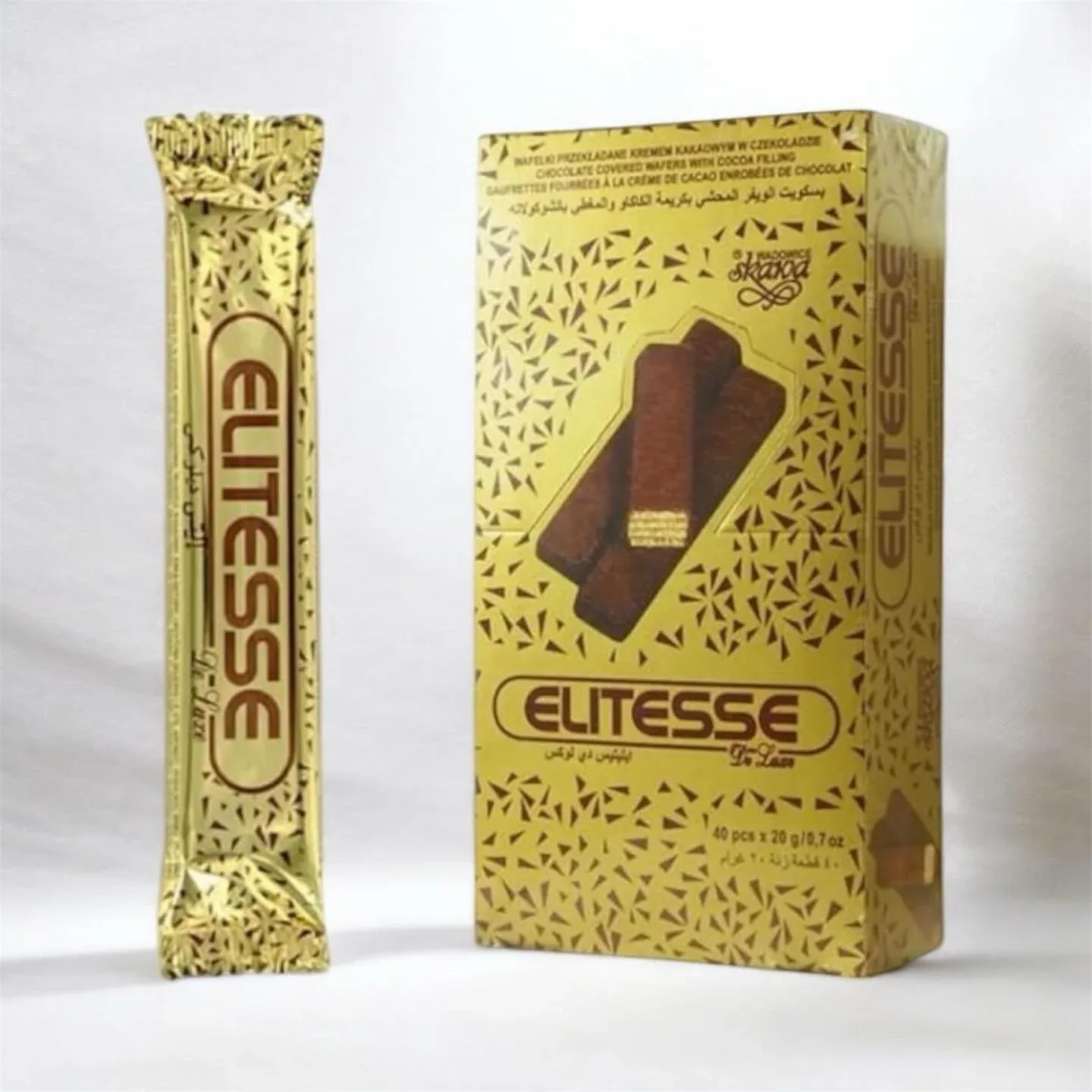 Elitis De Luxe Chocolate Biscuits Abu Al-Nujoom 20 g Pack of 40