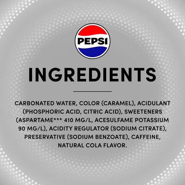 Pepsi Cola Diet Cans 330 ml (4)