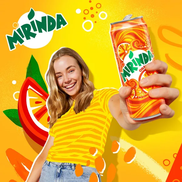 Mirinda Orange Cans 330 ml (2)