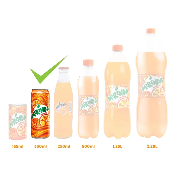Mirinda Orange Cans 330 ml (6)