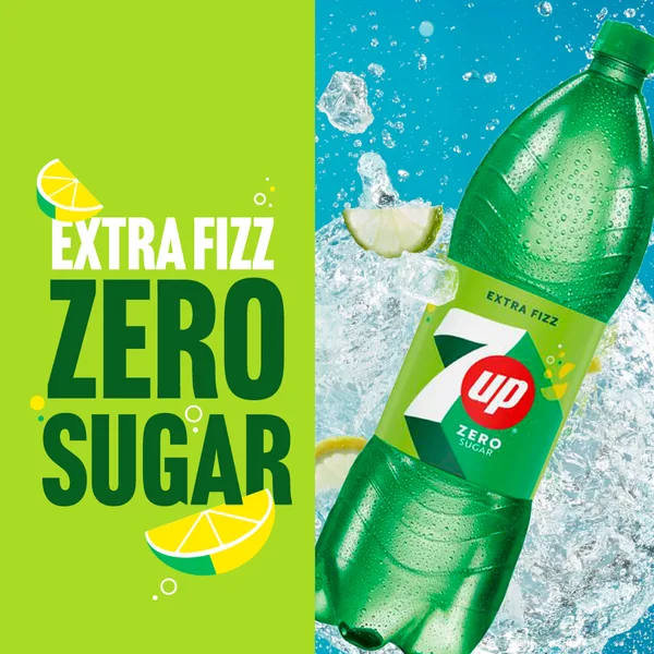 7UP Zero Bottle 1.25 Litres (10)