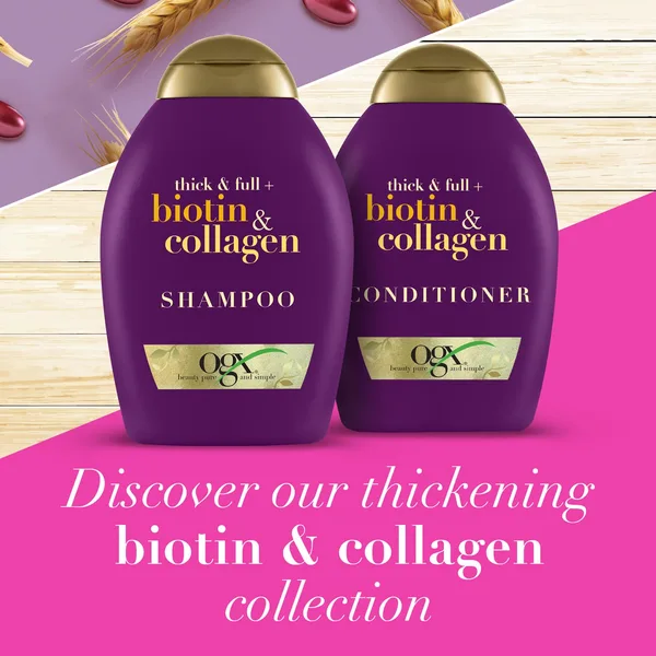 OGX Shampoo Thick & Full + Biotin & Collagen 385 ml (6)