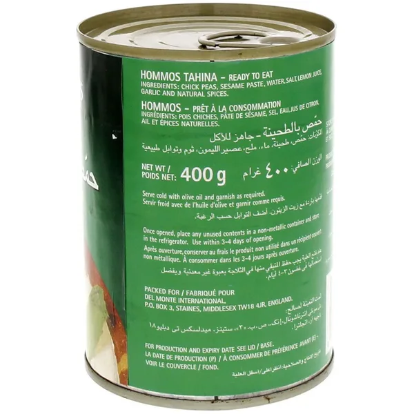 Del Monte Hommos Tahina 400 g (2)