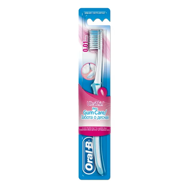 Oral-B Ultrathin Pro Gum Care Extra Soft Manual Toothbrush Assorted Color 1 pc