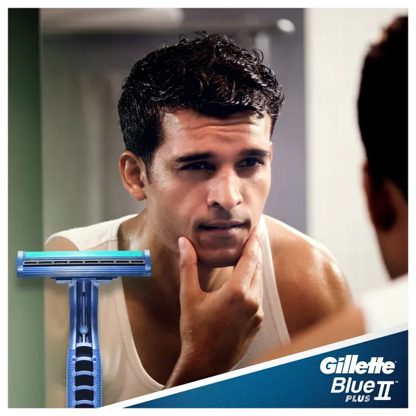 Gillette Blue II Plus Men's Disposable Razors 5 pcs (2)