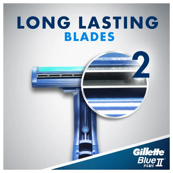 Gillette Blue II Plus Men's Disposable Razors 5 pcs (3)