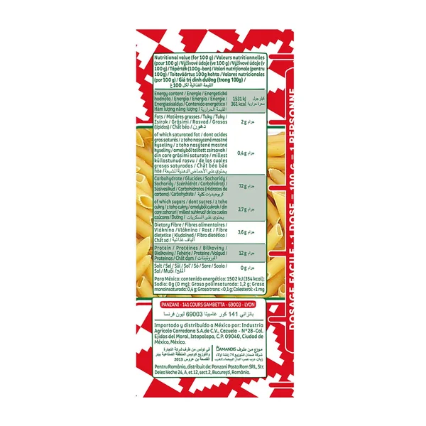 Panzani Penne Rigate Pasta 500 g (4)