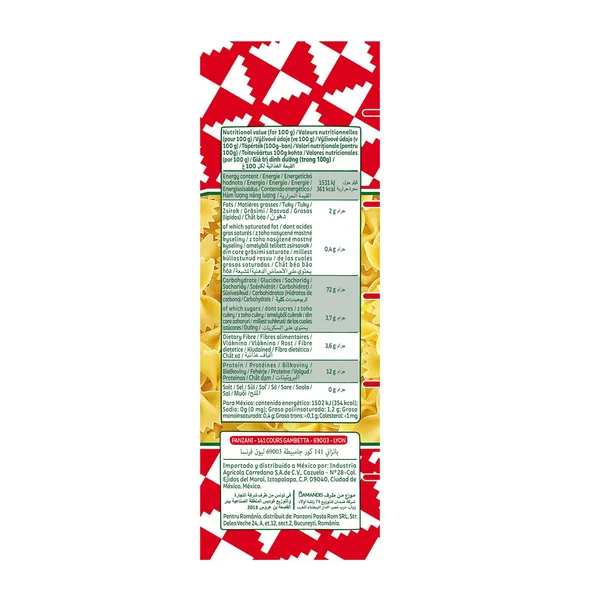 Panzani Farfalle Pasta 500 g (4)