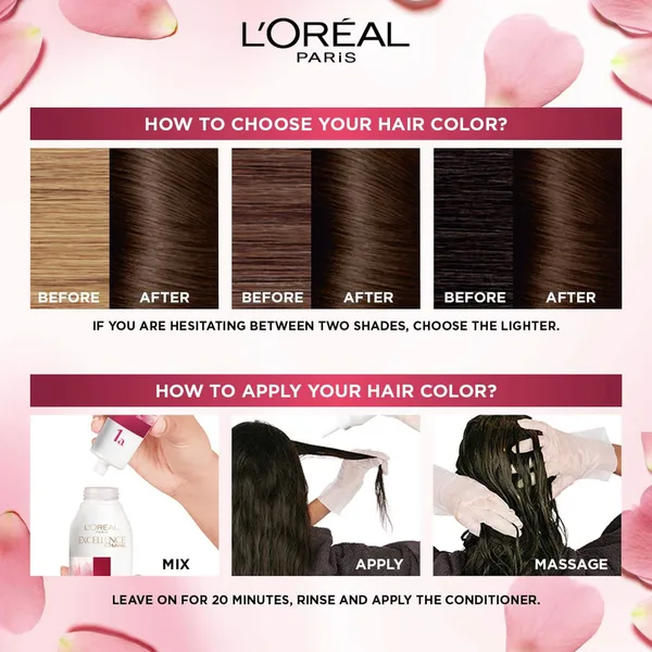 L'Oreal Paris Excellence Creme Color 4 Brown 1 pkt (3)