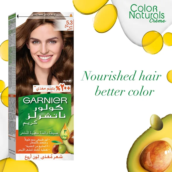 Garnier Color Naturals 5.3 Light Golden Brown 1 pkt (2)