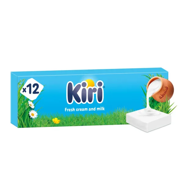 Kiri Spreadable Cream Cheese Squares 12 Portions 216 g