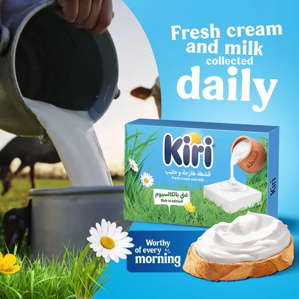 Kiri Spreadable Cream Cheese Squares 24 Portions 2 x 432 g (8)