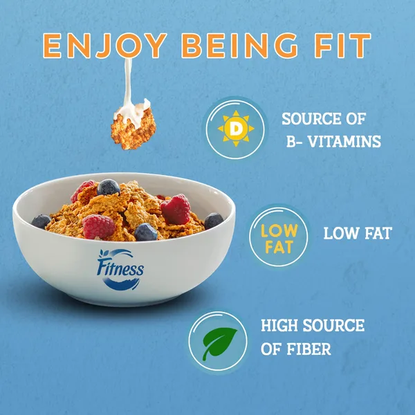Nestle Fitness Original Breakfast Cereal 375 g (4)