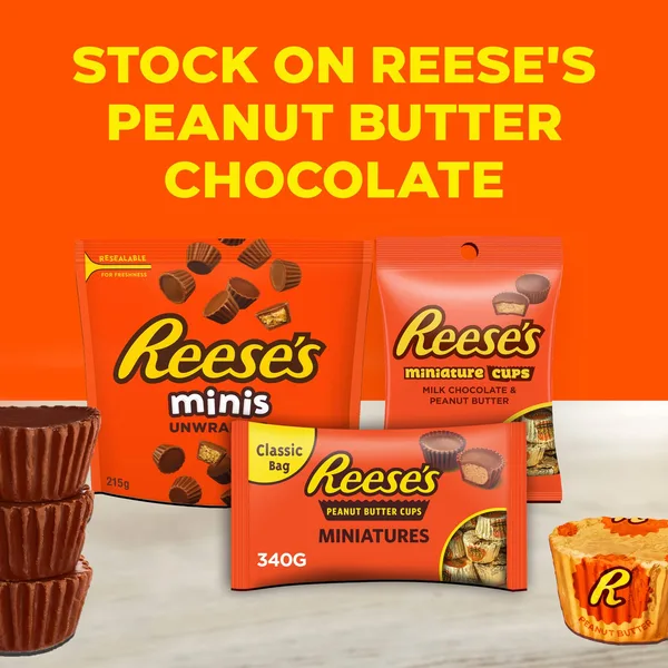 Reese's Chocolate Miniatures Peanut Butter Cups 340 g (7)