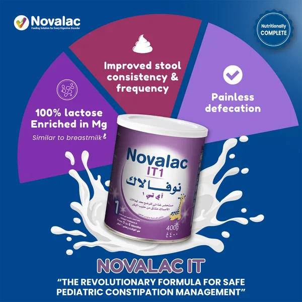 Novalac IT1 Anti-Constipation Infant Milk Formula From 0-6 Months 400 g (6)