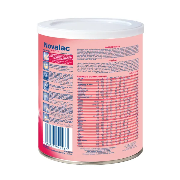 Novalac AR Plus Anti-Regurgitations Infant Milk Formula 0-12 Months 400 g (3)