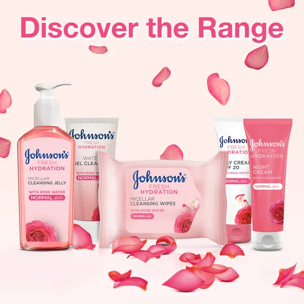 Johnson's Cleansing Wipes Fresh Hydration Micellar Normal Skin 25 pcs (5)