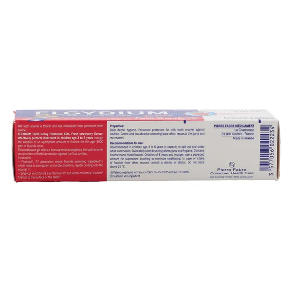 Elgydium Toothpaste Gel Fresh Strawberry For 3/6 Years Old 50 ml (3)