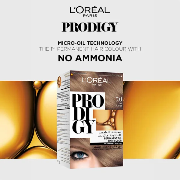L'Oreal Paris Prodigy Hair Color 7.0 Blonde 1 pkt (3)