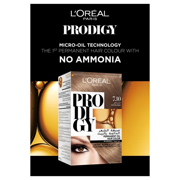 L'Oreal Paris Prodigy Hair Color 7.10 Blond Cendre 1 pkt (2)