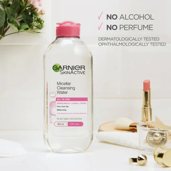 غسول وجه مكلير ومزيل مكياج جارنير400مل (6)