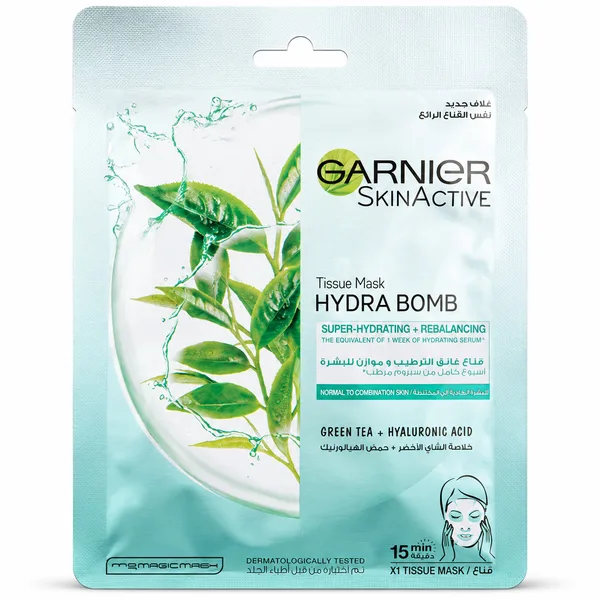 Garnier Skinactive Tissue Mask Hydra Bomb For Normal & Combination Skin