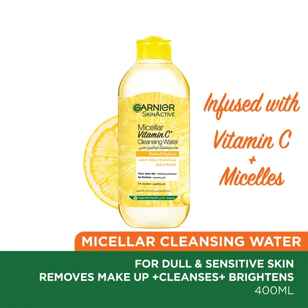 Garnier SkinActive Micellar Vitamin C Cleansing Water 400 ml (2)