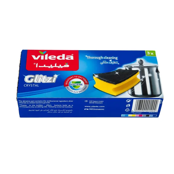 Vileda Glitzi Sponge Scourer Dish Washing High Foam 3 pcs (2)