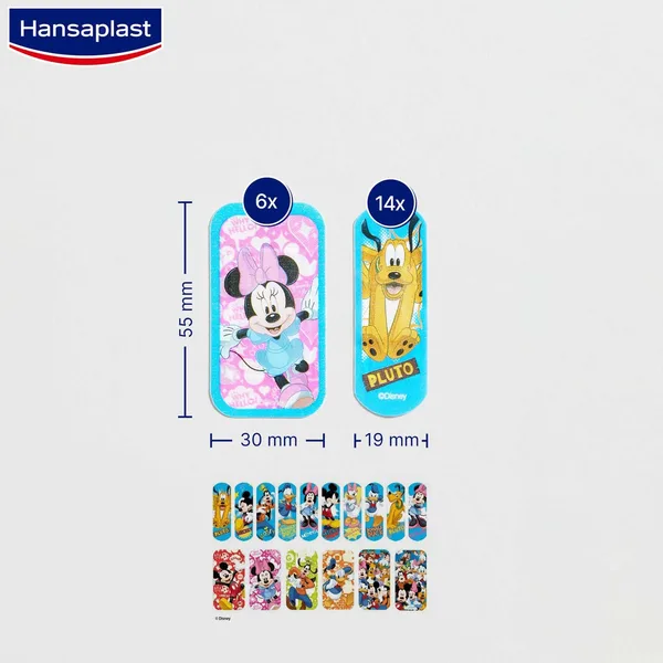 Hansaplast Disney Mickey & Friends Wound Plasters Kids Plasters 20 pcs (3)