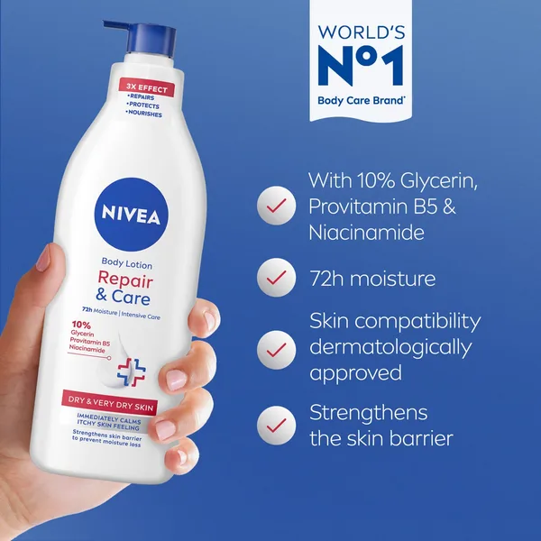 Nivea Body Lotion for Very Dry Skin Repair & Care with Deep Moisture Serum and Dexpanthenol 400 ml (2)