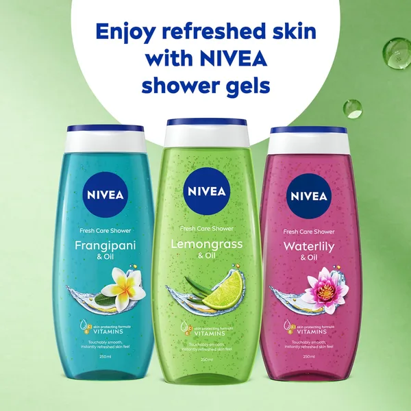 Nivea Lemongrass & Oil Shower Gel Caring Oil Pearls Lemongrass Scent 250 ml (7)
