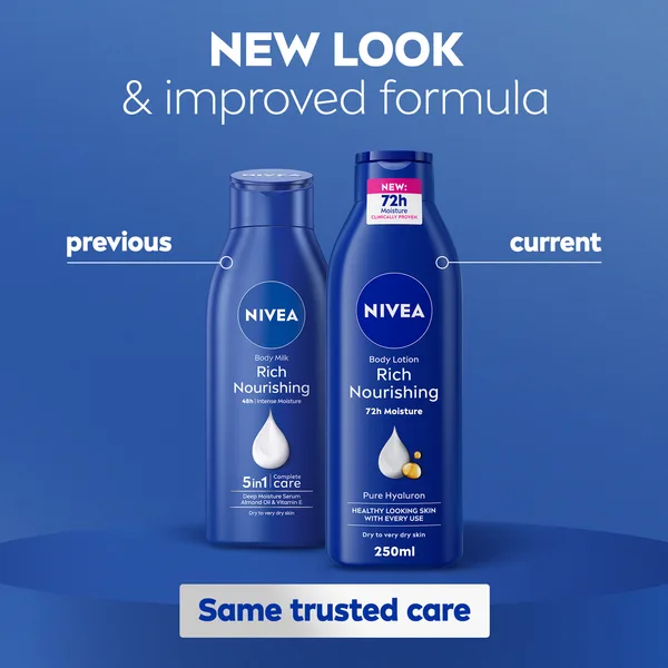 Nivea Body Lotion for Dry to Very Dry Skin Rich Nourishing 250 ml (7)