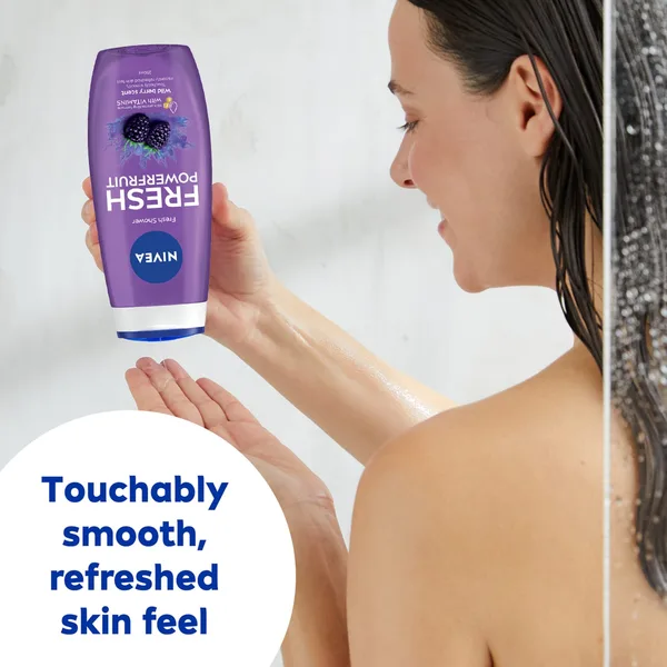 Nivea Fresh Powerfruit Shower Gel Body Wash 250 ml (6)