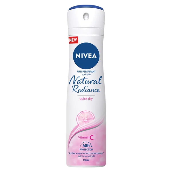 Nivea Natural Radiance Antiperspirant Spray for Women 150 ml (2)