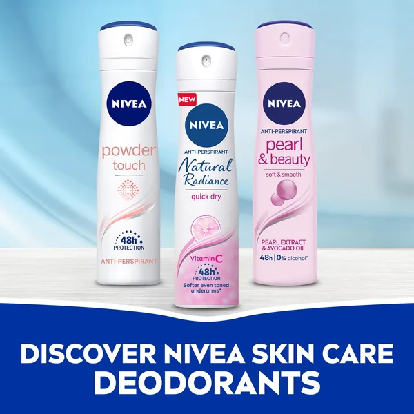 Nivea Natural Radiance Antiperspirant Spray for Women 150 ml (7)