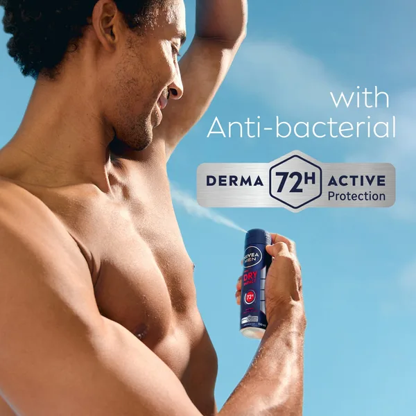 Nivea Men Dry Impact Anti-Perspirant Deodorant for Men with 72H Protection Spray 150 ml (3)