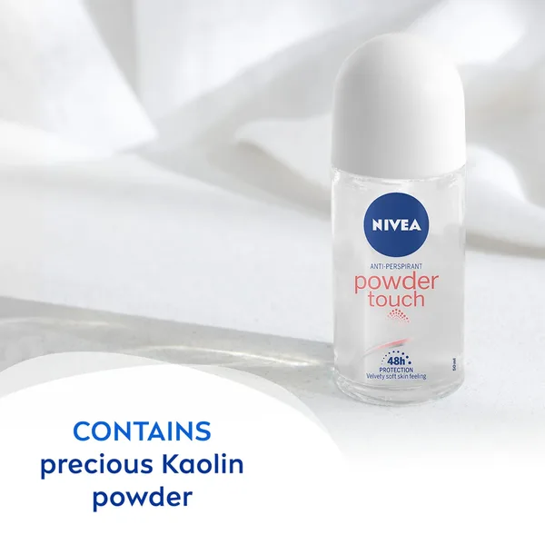 Nivea Powder Touch Antiperspirant for Women Roll-on 50 ml (2)