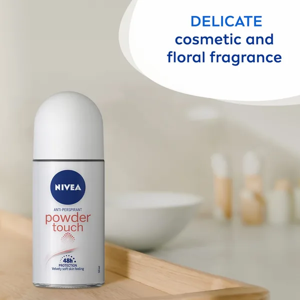 Nivea Powder Touch Antiperspirant for Women Roll-on 50 ml (4)