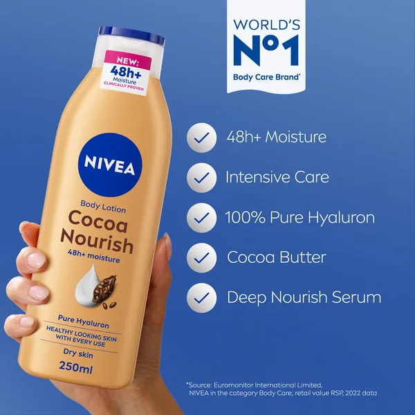 Nivea Body Lotion for Dry Skin Cocoa Butter 250 ml (2)