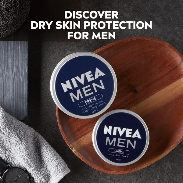 Nivea Men Creme Moisturising Cream for Face Body & Hands 75ml (3)