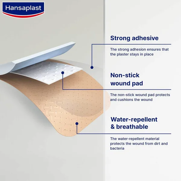 Hansaplast Universal Wound Plasters Water-Resistant 50 pcs (3)