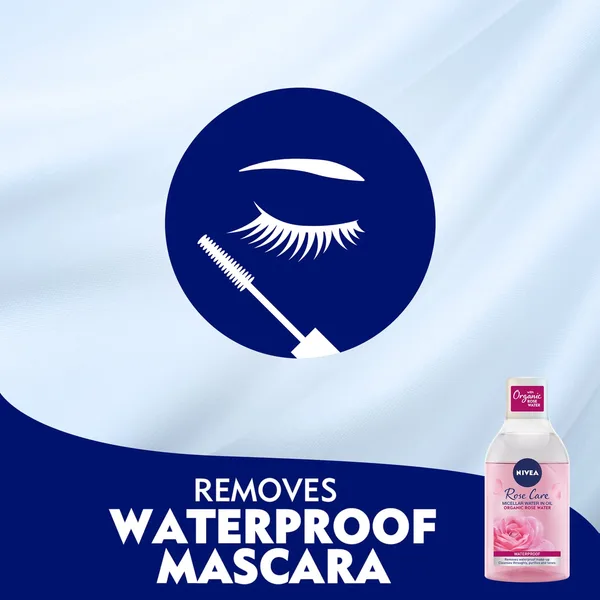 Nivea Rose Care Micellar Water Face Makeup Remover with Organic Rose for All Skin Types 400 ml (3)