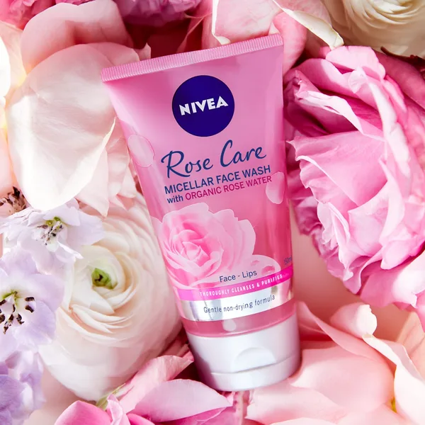 Nivea Rose Care Micellar Cleansing Face Wash with Organic Rose Water 150 ml (5)