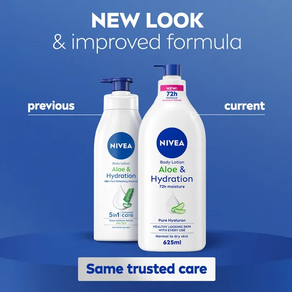 Nivea Body Lotion for Normal to Dry Skin Aloe & Hydration 625 ml (7)