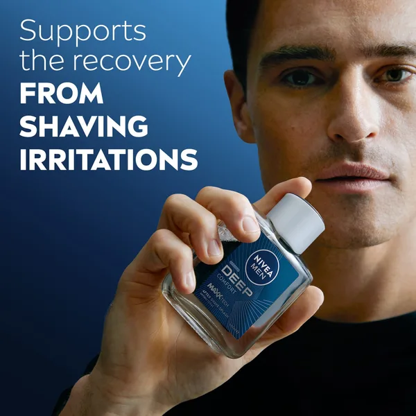 Nivea Men DEEP After Shave Lotion Antibacterial Formula with Black Carbon & Woody Scent 100 ml (4)