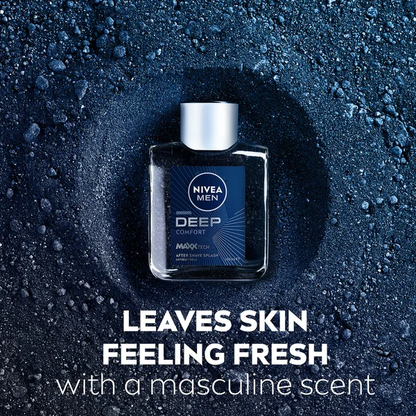 Nivea Men DEEP After Shave Lotion Antibacterial Formula with Black Carbon & Woody Scent 100 ml (7)